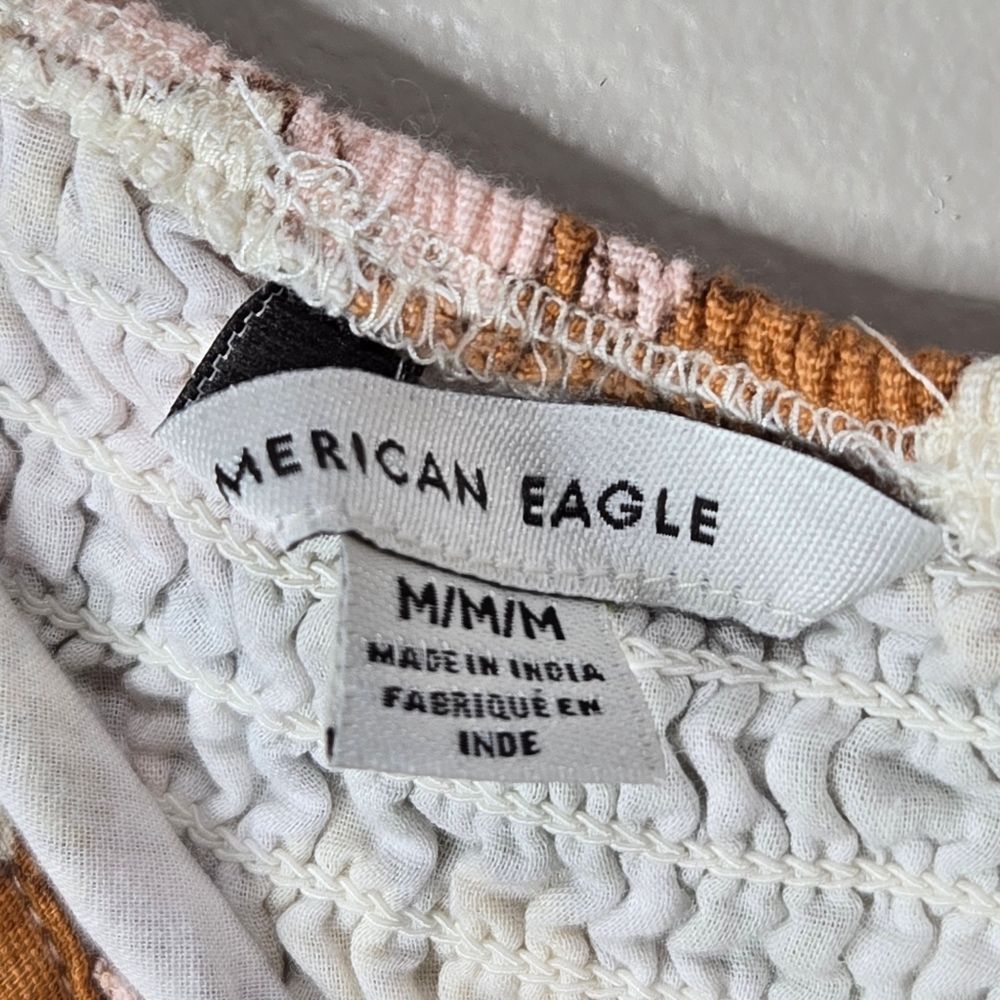 American Eagle Floral Patchwork Spaghetti Strap C… - image 3